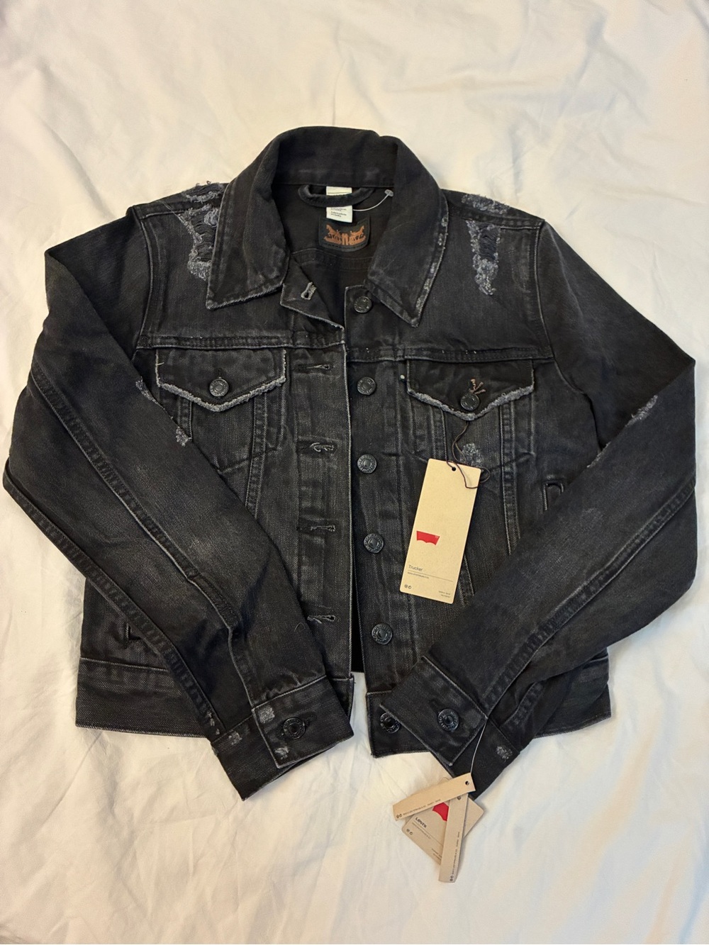 Levi's Black Trucker Jacket Brand New with Tag